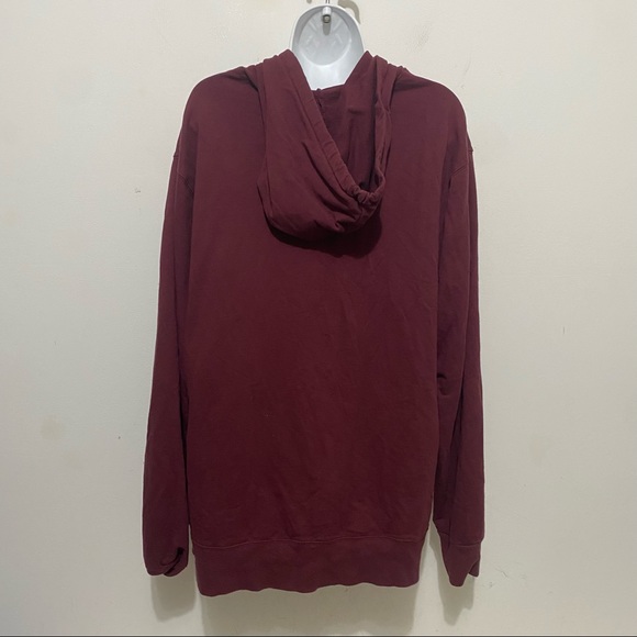 An Original Penguin Burgundy Graphic Hoodie Size XXL - Picture 4 of 10